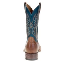 Ariat Men's Valor Ultra Dark Tan 11in. Rocky Blue Square Toe Boots -Western Cowboy Equipment Store 10034080 3