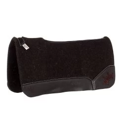 Best Ever Pads OG 3/4in. Felt Saddle Pad With Black Wear Leathers