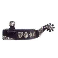 NRS 1in. Band Men's Poker Engraved Spur