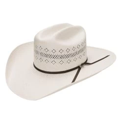 Stetson Hats 10X Baker 4 1/4in. Brim Precreased Straw Cowboy Hat