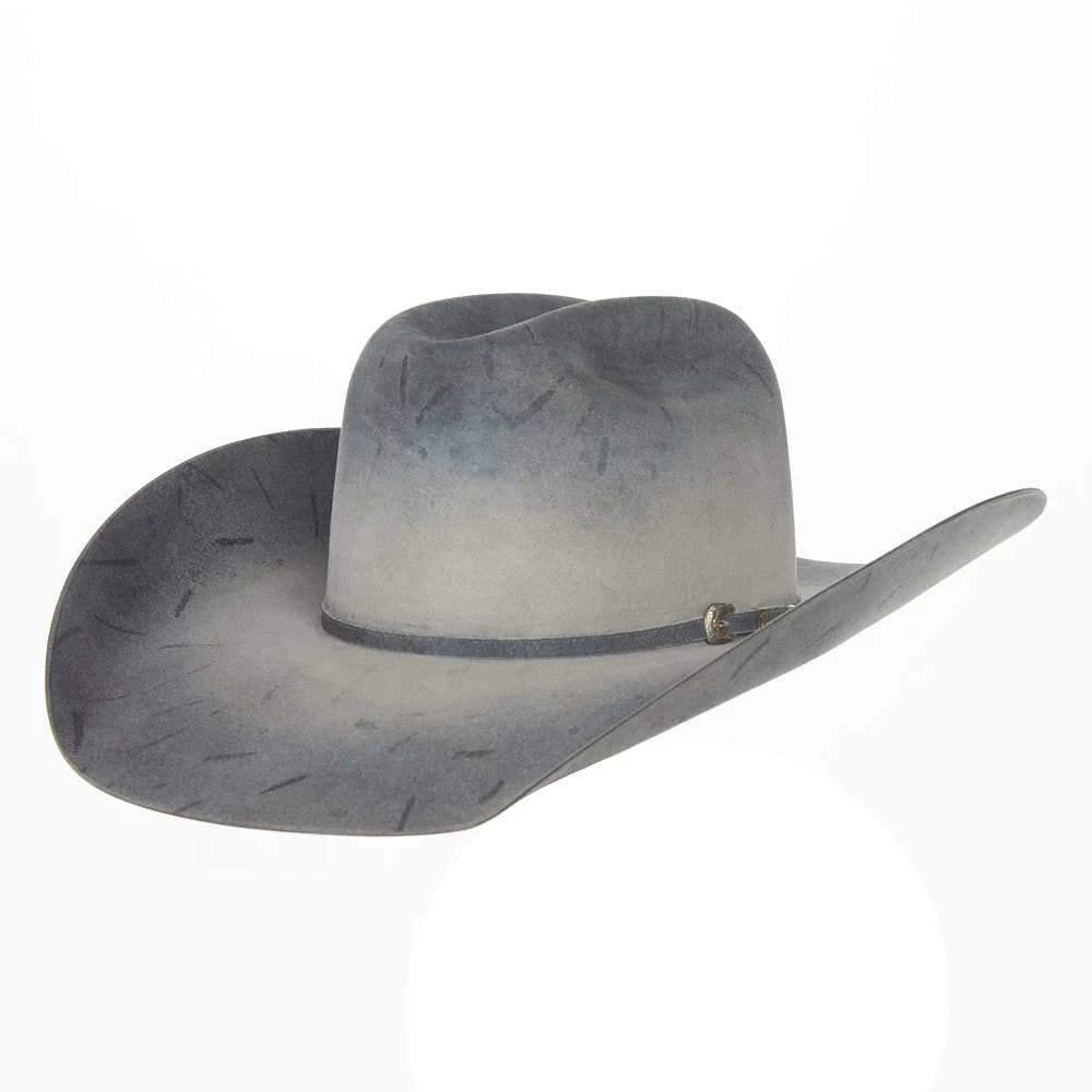 Jw Brooks Custom Hats 50X Blue Roan 4 1/2in. Brim Felt Cowboy Hat