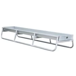 Quicksilver Galvanized Bunk Feeder 10'