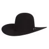 American Hats 40X Black Open Crown 4-1/4in. Brim Felt Cowboy Hat