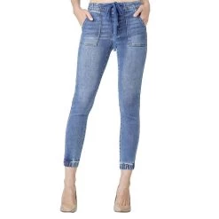Risen Jeans Women's Mid-Rise Jogger Skinny Jean