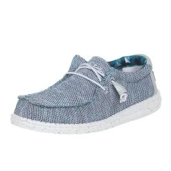Heydude Men`s Hey Dude Wally Sox Ice Grey Casual Shoe
