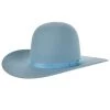 Rodeo King 7X Powder Blue 4 Inch Brim Open Crown Felt Hat