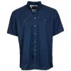 Hooey Mens Sol Navy Short Sleeve Pearl Snap With Lens Cleaner