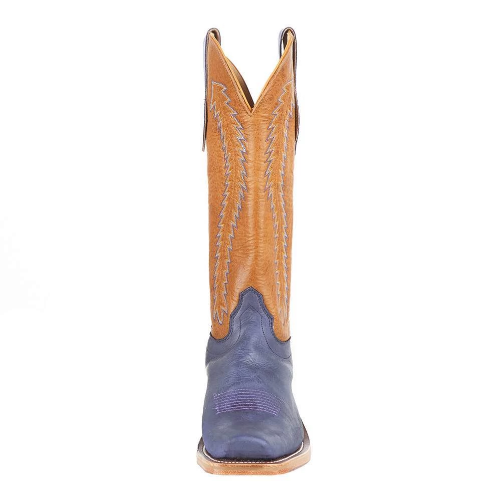 Rios Of Mercedes Men`s Olathe RR Royal Blue Wyoming 15` Vanilla Navajo Bison Top Cowboy Boot 3 Rios Of Mercedes Men`s Olathe RR Royal Blue Wyoming 15` Vanilla Navajo Bison Top Cowboy Boot - Image 3