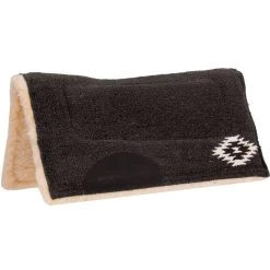 Mustang Black Countoured Navajo Pony Saddle Pad