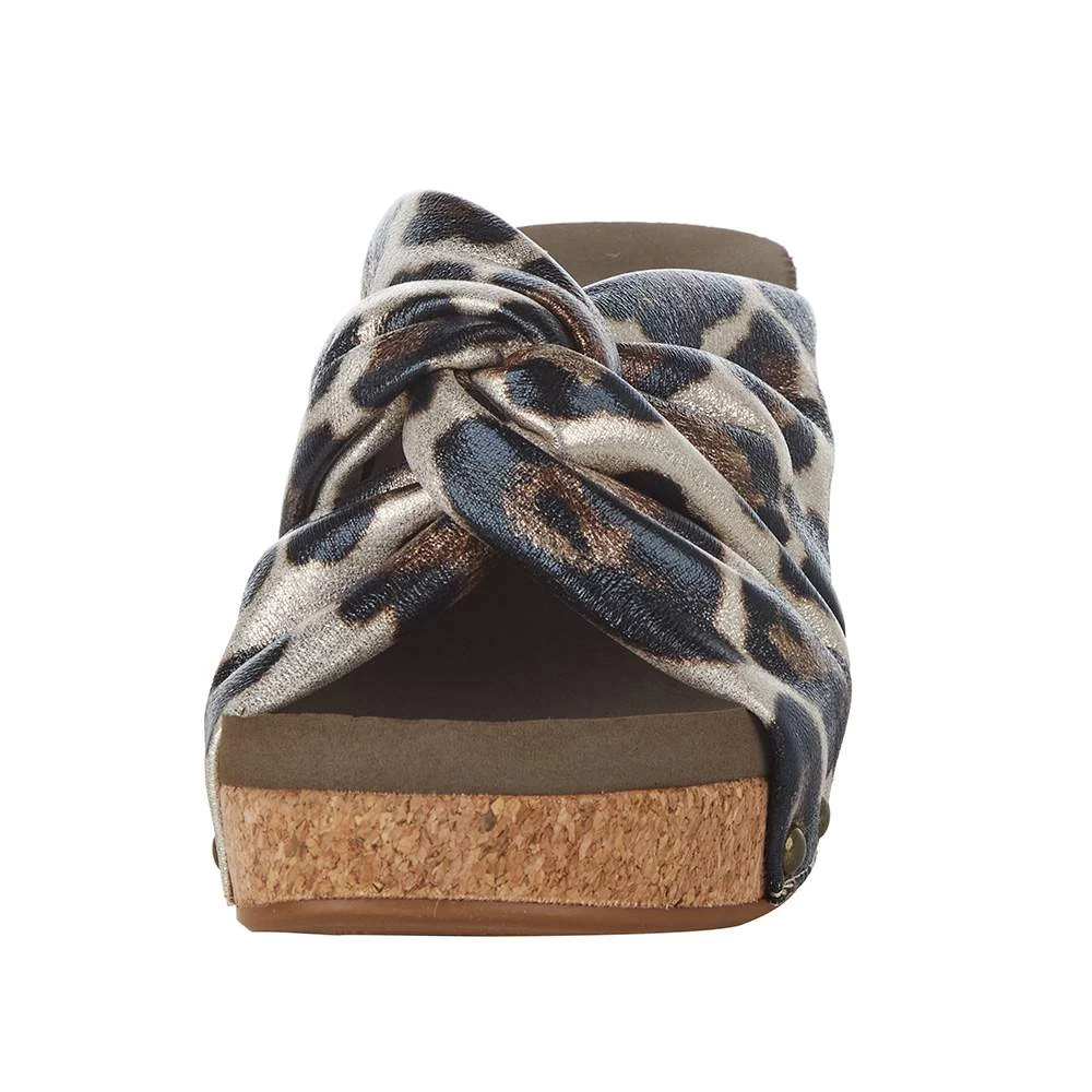 Corkys Footwear Women`s Corky's Cheerful Gold Cheetah Wedge 2 Corkys Footwear Women`s Corky's Cheerful Gold Cheetah Wedge - Image 2