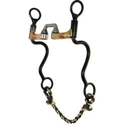 Dutton Copper Wrapped One By One Cavalry 8in. Cheek Bit