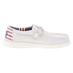 Heydude Men's Hey Dude Wally Patriotic Off White Casual -Western Cowboy Equipment Store 40001 1K1 05