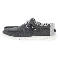 Heydude Men's Hey Dude Wally Stretch Canvas Opal Black