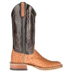 Anderson Bean NRS Ride Ready Women's Cognac Mad Dog Full Quill Ostrich Boots 8 Anderson Bean NRS Ride Ready Women's Cognac Mad Dog Full Quill Ostrich Boots -Western Cowboy Equipment Store 4076M 4