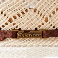 American Hats AHC 5050 Rancher Drilex 4 1/4in. Brim 2 Cord Chocolate Band Straw Cowboy Hat -Western Cowboy Equipment Store 5050RC2CCHOC42 3