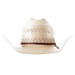 American Hats AHC 6900 Racher Drilex 2 Cord Chocolate Band 4 1/4in. Brim Straw Cowboy Hat 7 American Hats AHC 6900 Racher Drilex 2 Cord Chocolate Band 4 1/4in. Brim Straw Cowboy Hat -Western Cowboy Equipment Store 6900RC2CCHOC42 4