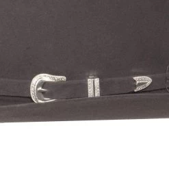 American Hats 7X Steel 4 /4in. Brim Open Crown Felt Cowboy Hat -Western Cowboy Equipment Store 7XSTES42 4