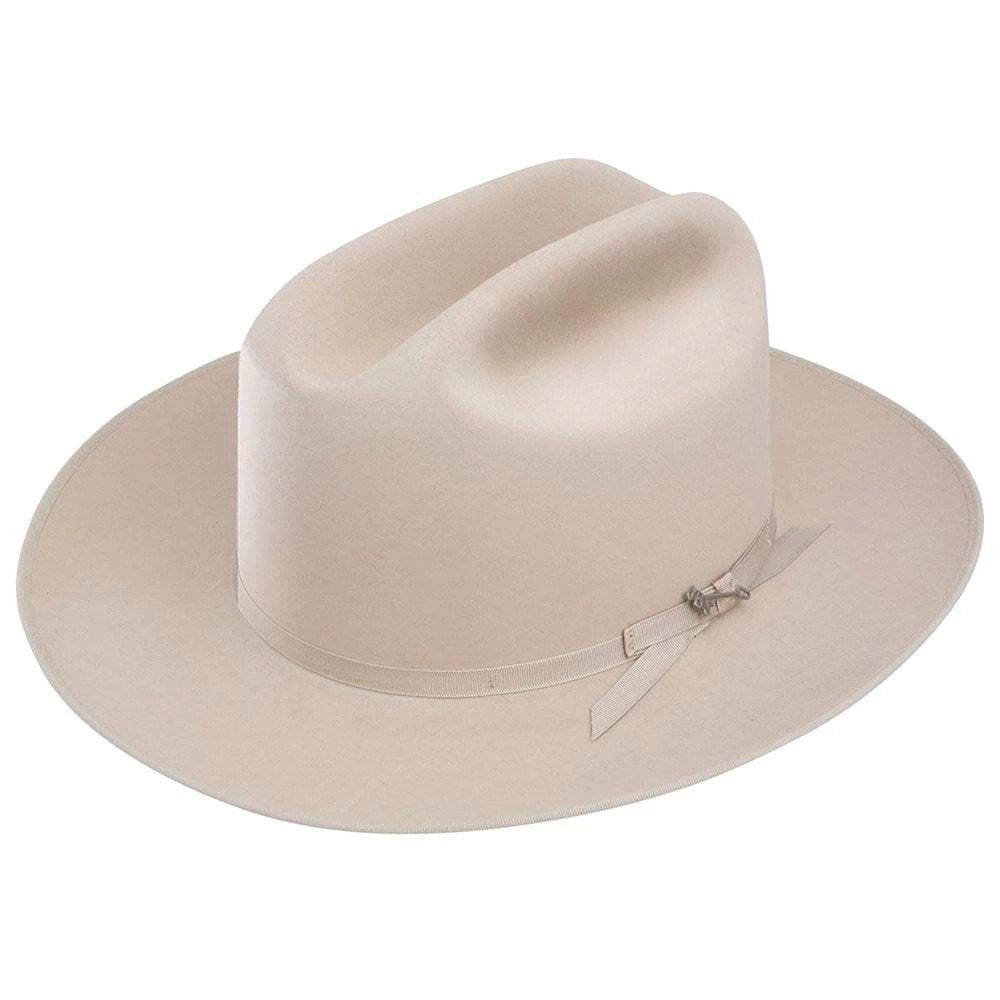Stetson Hats 6X Silver Belly Open Road 2-3/4in. Brim Pre-Creased Felt Cowboy Hat