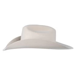 Ariat Bone 10X 4 1/4in. Brim Cattlemans Crease Felt Cowboy Hat -Western Cowboy Equipment Store A7640045 2