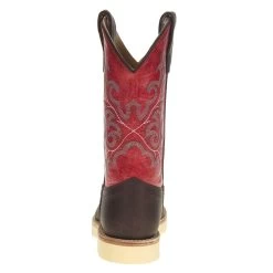 Old West Children's Brown Rugby Grenadine Red Boot -Western Cowboy Equipment Store BCS1951 32