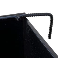 Quicksilver Flatback Hanging Feeder Black -Western Cowboy Equipment Store HFFBK 2