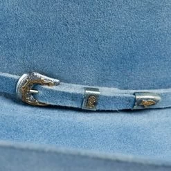 Jw Brooks Custom Hats 50X Robins Egg Smoke 4 1/4in. Brim Felt Cowboy Hat -Western Cowboy Equipment Store JWB 50XRBESMK42 2