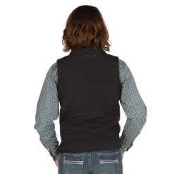 Boys Cinch Black Bonded Vest -Western Cowboy Equipment Store MWV7520002 3