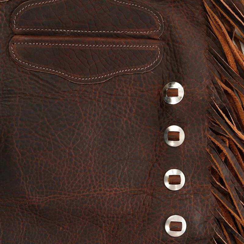 NRS Ranch Hand Brown Oiled Chinks 2 NRS Ranch Hand Brown Oiled Chinks - Image 2