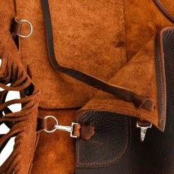 NRS Ranch Hand Brown Oiled Chinks 9 NRS Ranch Hand Brown Oiled Chinks -Western Cowboy Equipment Store NRS BCOT 4