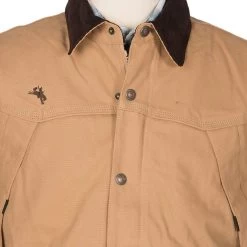 Wyoming Traders Men's Canvas Tan Ranch Coat -Western Cowboy Equipment Store RC TAN 1