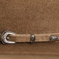 Rodeo King 7X Pecan 5in. Brim Open Crown Felt Cowboy Hat -Western Cowboy Equipment Store RK316 21