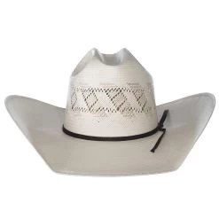 Rodeo King Ivory The Wind Shantung 4 1/2in. Brim Open Crown Straw Cowboy Hat 7 Rodeo King Ivory The Wind Shantung 4 1/2in. Brim Open Crown Straw Cowboy Hat -Western Cowboy Equipment Store RK318 2