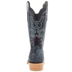 R Watson Boots Men`s Blue Cape Buffalo 13in Midnight Blue Sinatra Cowhide Top Boot -Western Cowboy Equipment Store RW7103 1 04