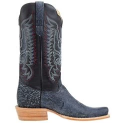 R Watson Boots Men`s Blue Cape Buffalo 13in Midnight Blue Sinatra Cowhide Top Boot -Western Cowboy Equipment Store RW7103 1 05