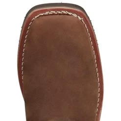 Justin Boots Women's Cottonwood Hickory Brown Square Toe 17in Tall Snake Boot 9 Justin Boots Women's Cottonwood Hickory Brown Square Toe 17in Tall Snake Boot -Western Cowboy Equipment Store SN6914 04